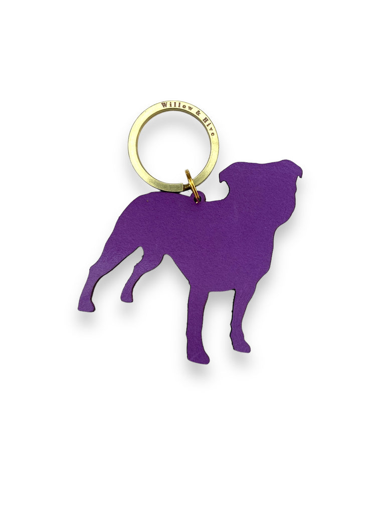 Staffordshire Bull Terrier Dog Keyring