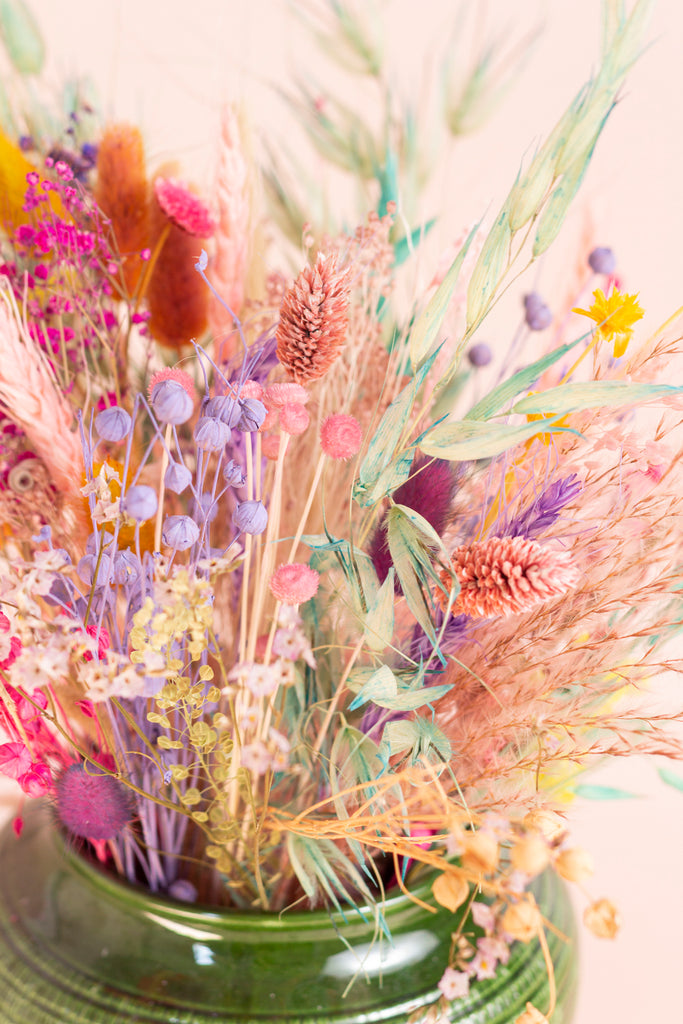 rainbow flower bouquet