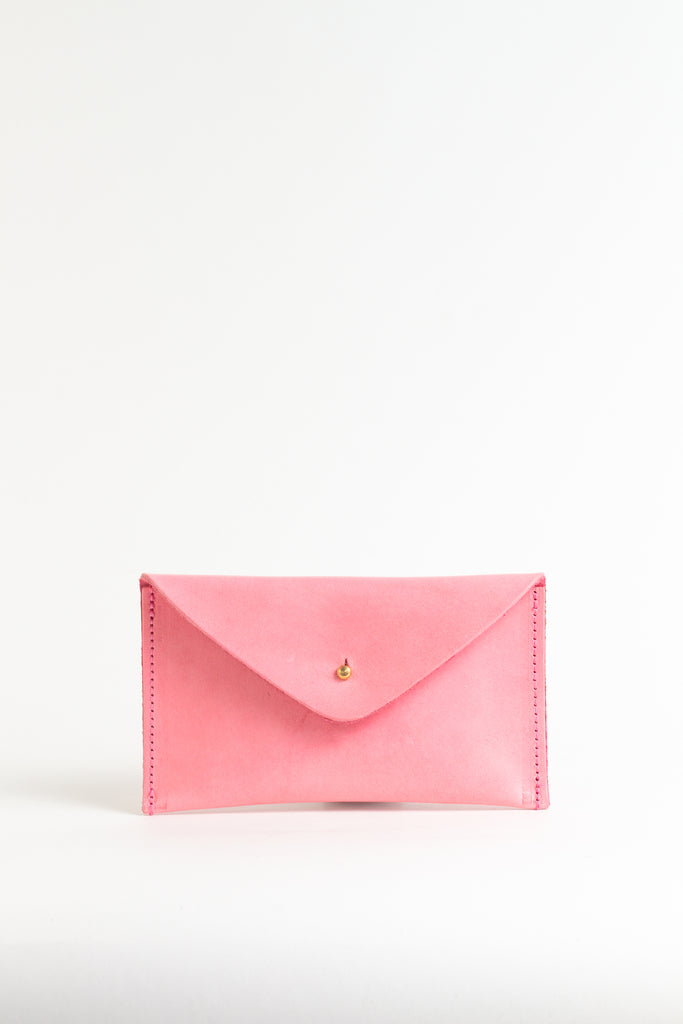 The Midi Pink Leather Purse