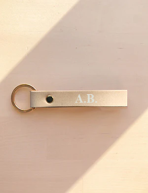 Slimline Champagne Keyring