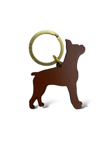 Boxer Dog Keyring
