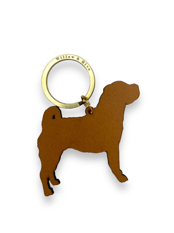 Chinese Shar-Pei Dog Keyring