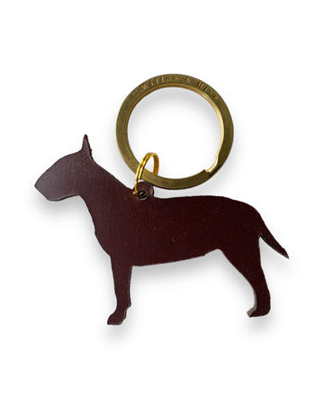 English Bull Terrier Dog Keyring