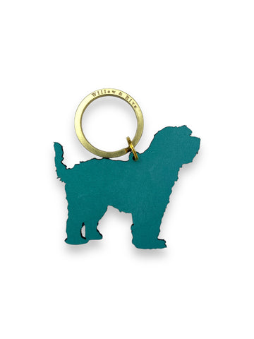 Maltese Dog Keyring