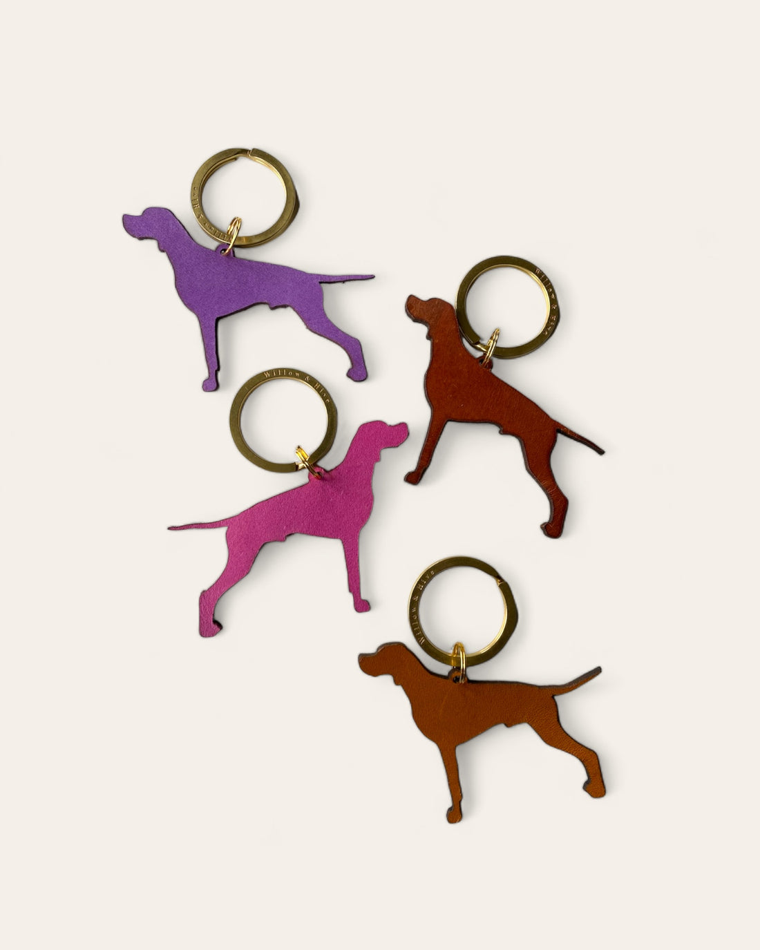 Pointer Dog Keyring