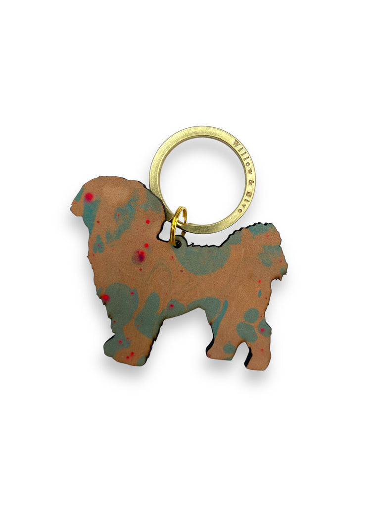 Shih Tzu Dog Keyring