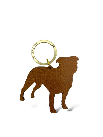 Staffordshire Bull Terrier Dog Keyring