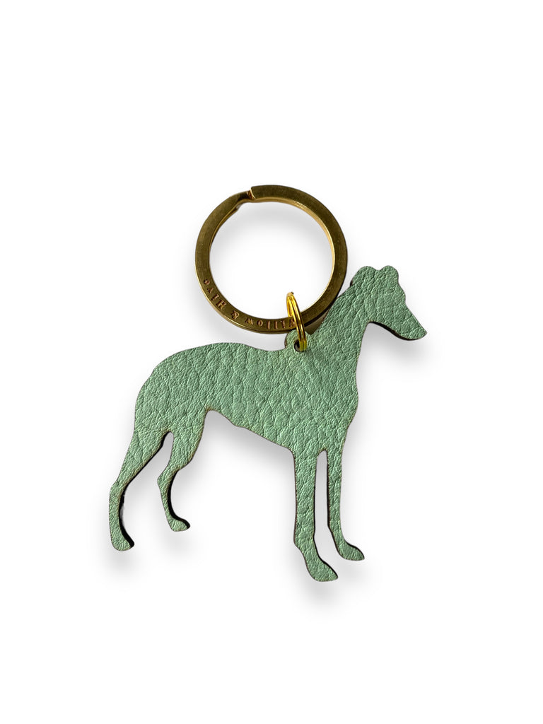 Whippet Dog Keyring