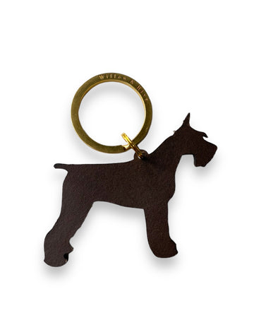 Schnauzer Dog Keyring