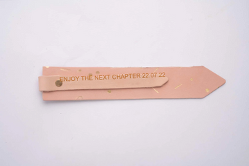 Sand and Geometric Colour-Block Bookmark