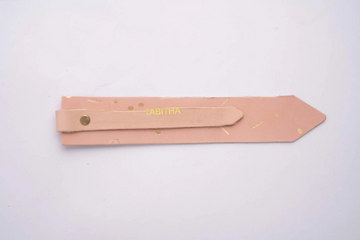 Sand and Geometric Colour-Block Bookmark