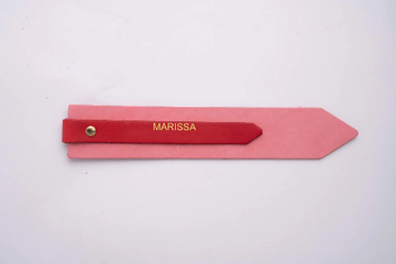Pink and Red Colour-Block Bookmark