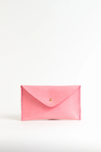 The Midi Pink Leather Purse