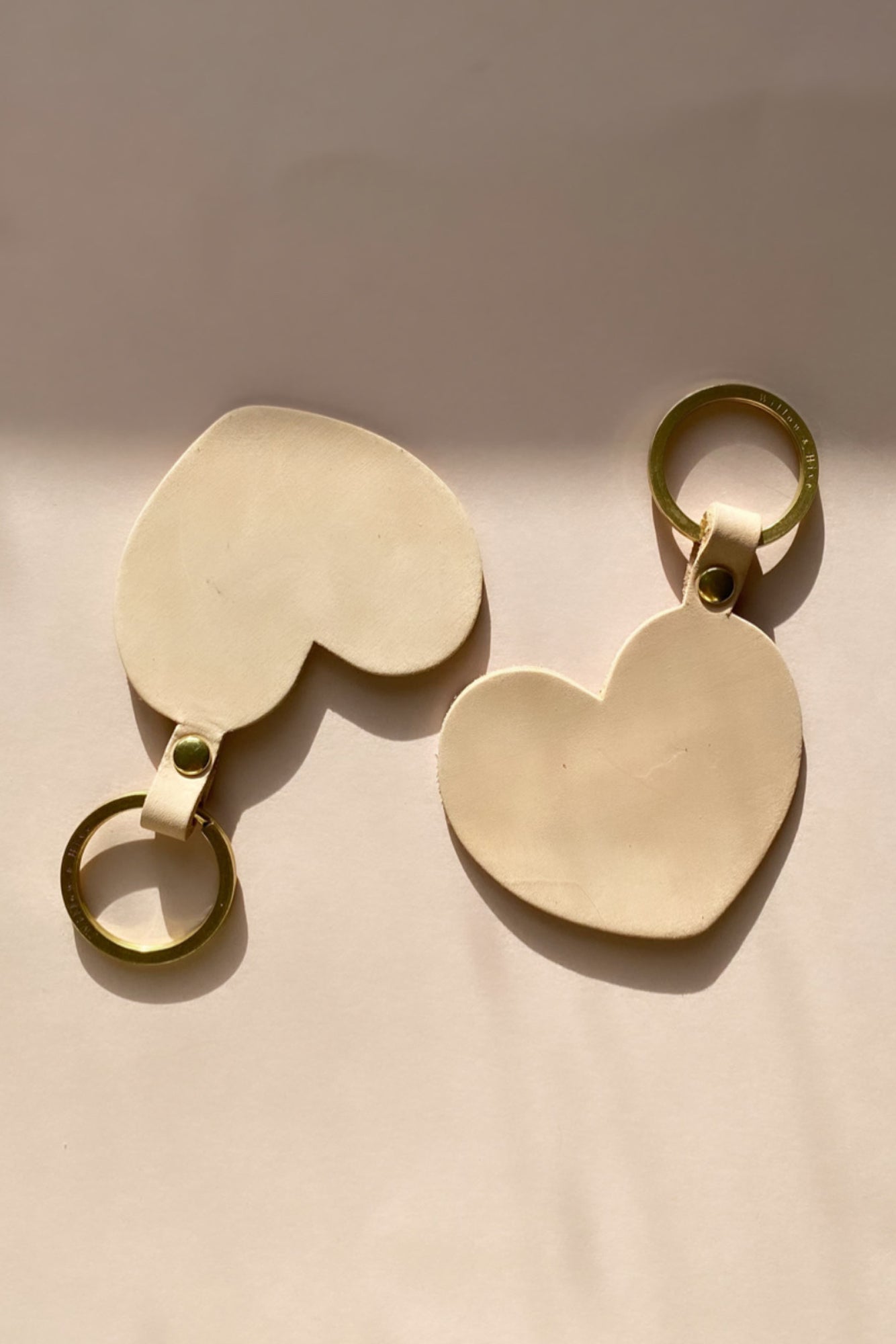 Personalised Love Heart Keyring 