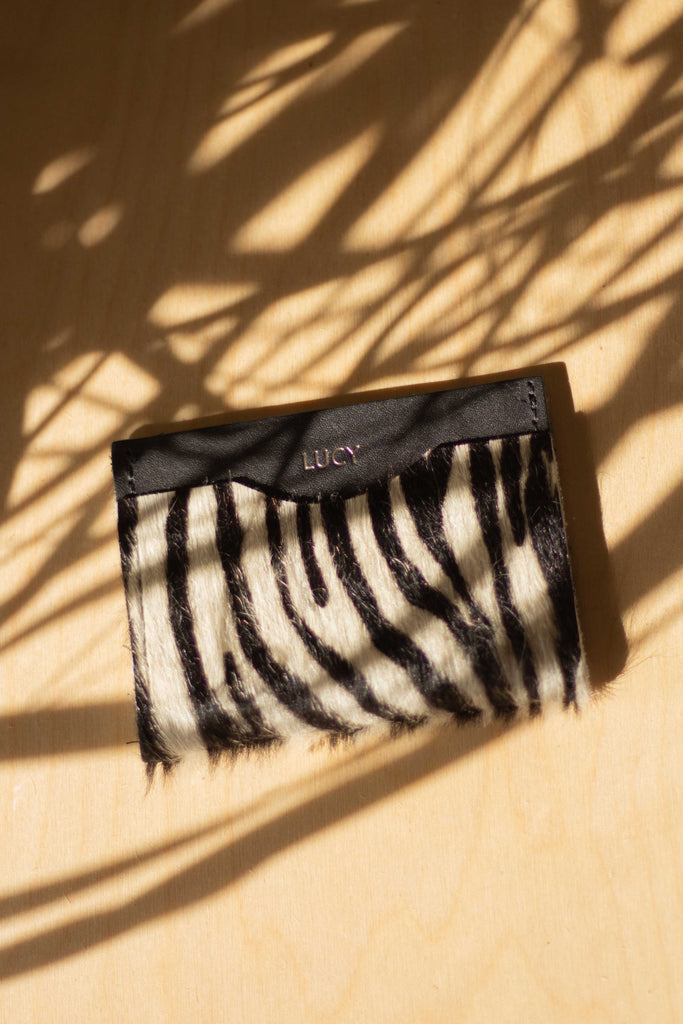 Zebra Card Holder