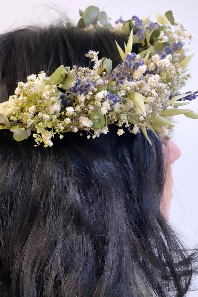 Lavender Dried Flower Crown