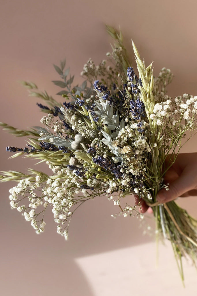 lavender and sage bridal bouquet