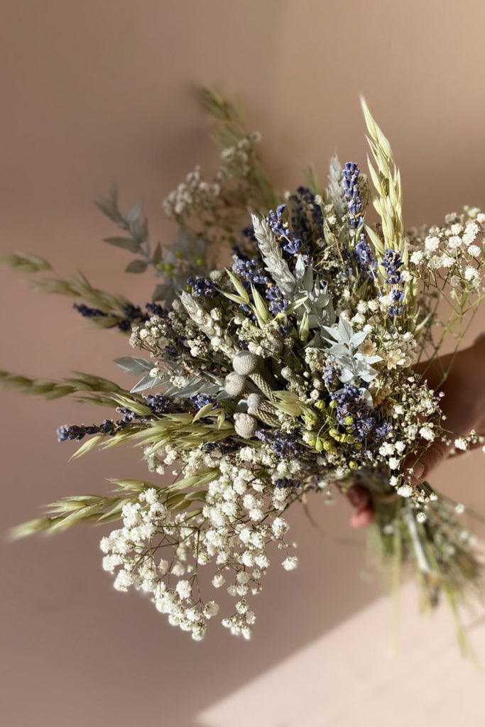 lavender and sage bridal bouquet
