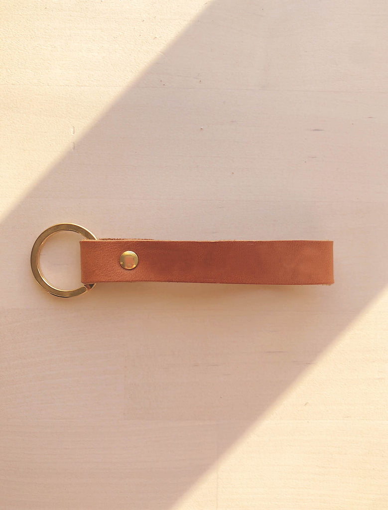 Slimline Tan Keyring