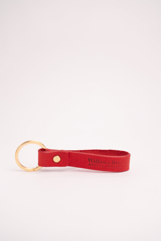 Slimline Red Keyring