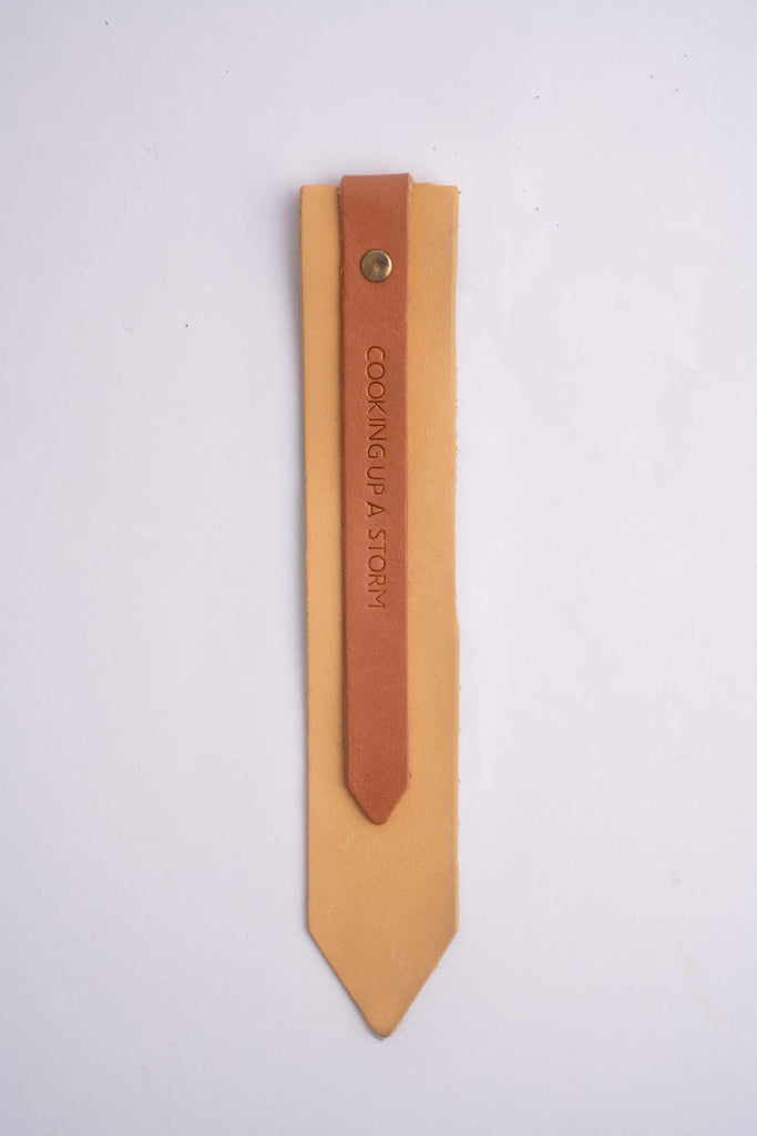 Yellow and Tan Colour-Block Bookmark