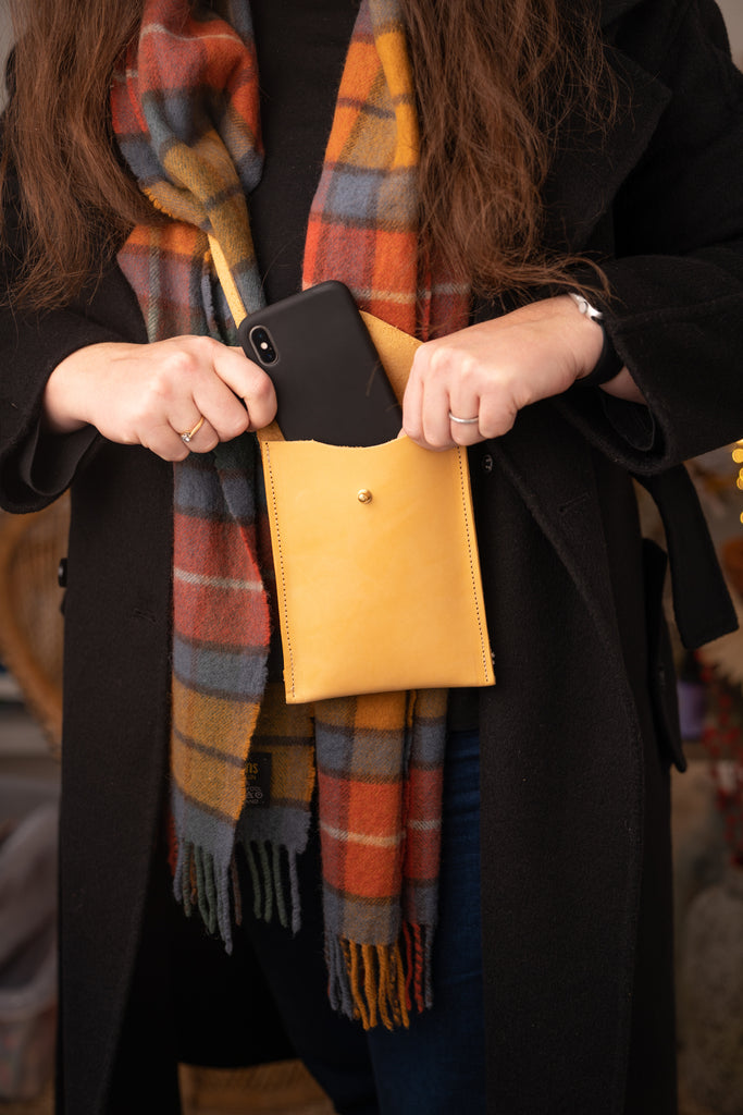 Phone Crossbody - Mustard