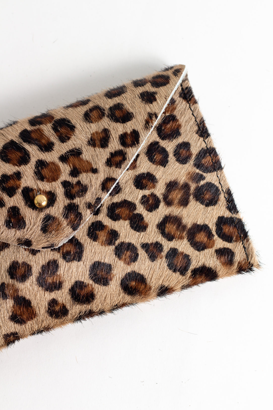 The Midi Sand Leopard Purse