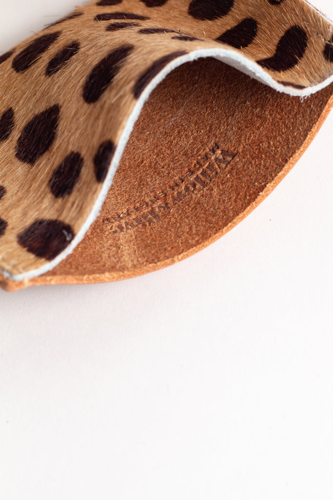 Tan Animal Spot Card Holder