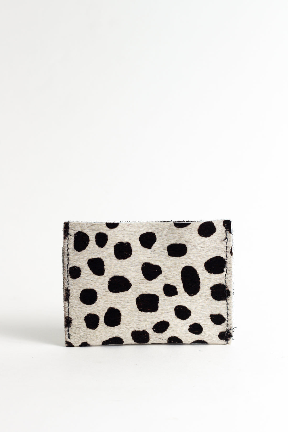 White Animal Spot Card Holder