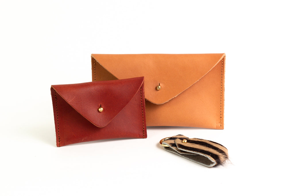 Favore Tan Leather Purse Clutches – SaintG India