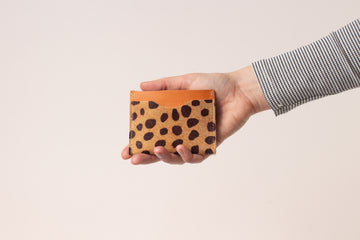 Tan Animal Spot Card Holder
