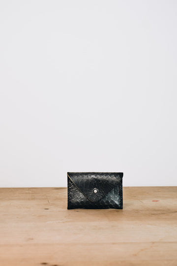 The Mini Black Texture Purse