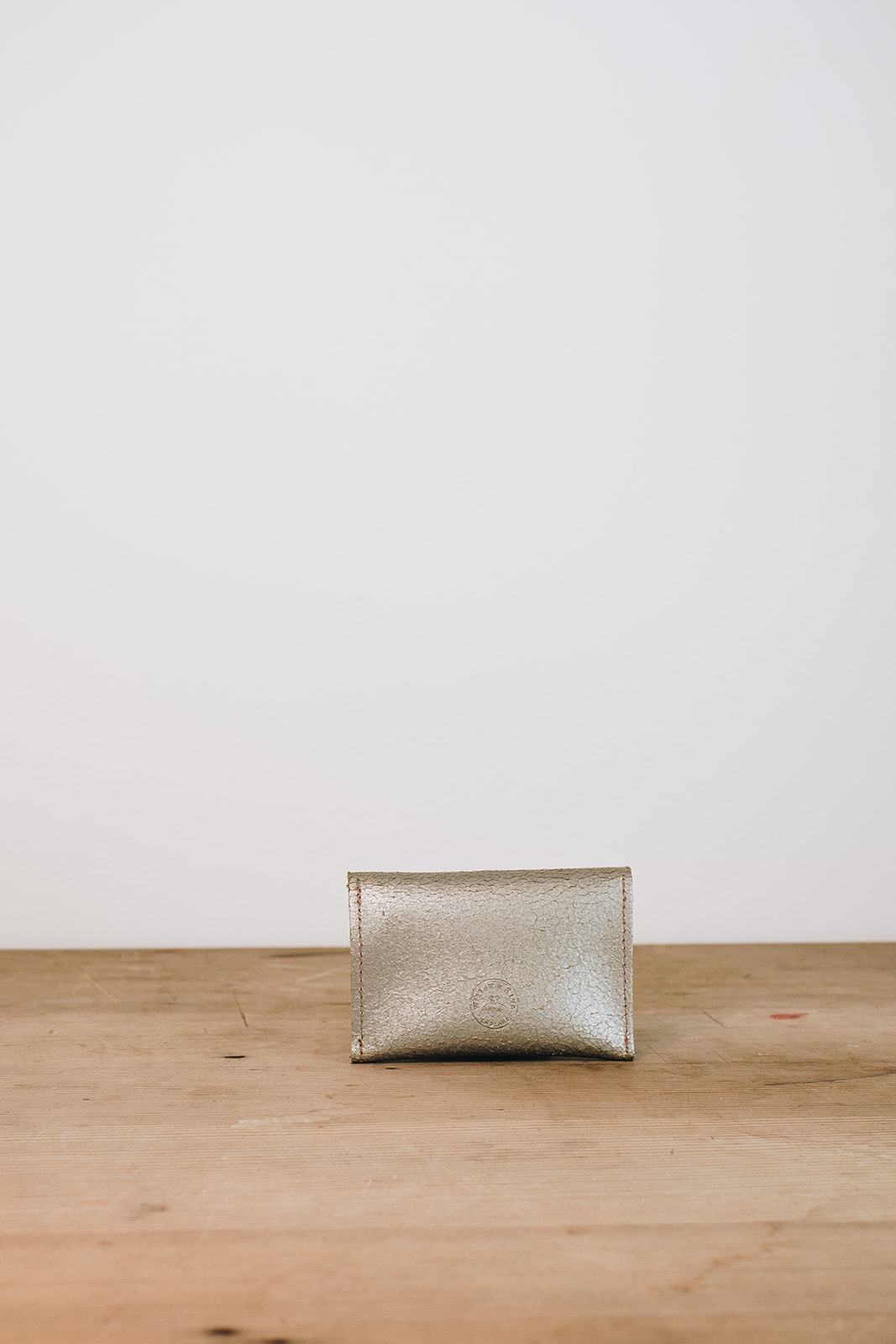 The Mini Metallic Silver Purse