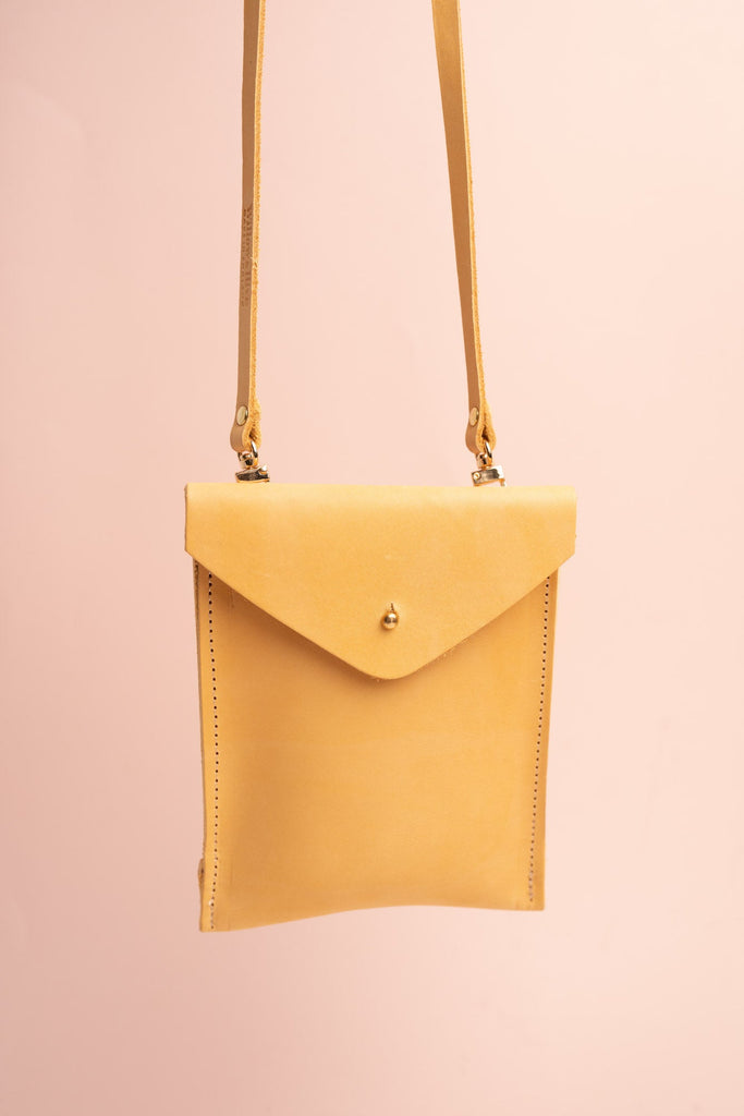 yellow phone bag