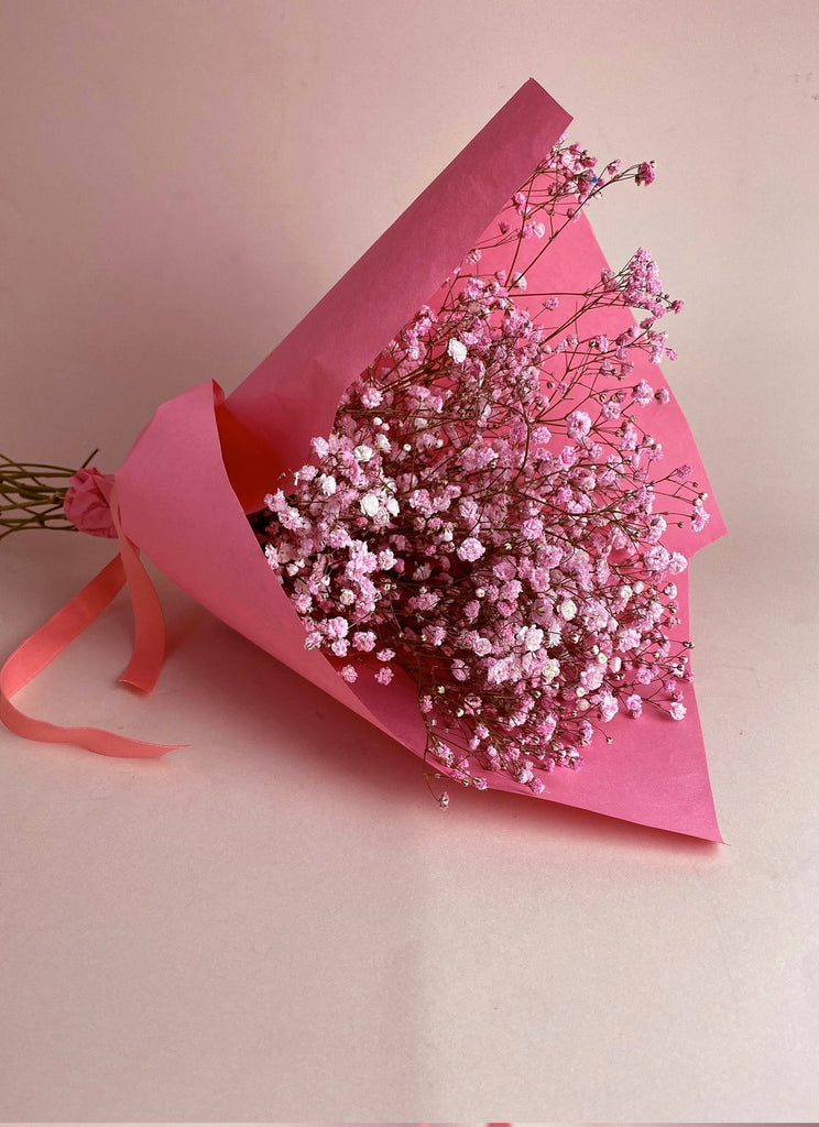 Pink - FRESH Flower Gypsophila Bouquet