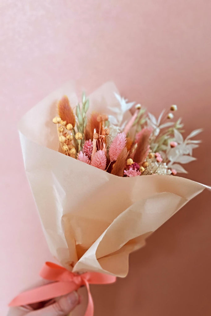 Mini dried floral bouquet